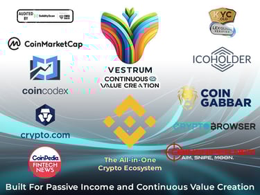 Vestrum presence in Crypto space