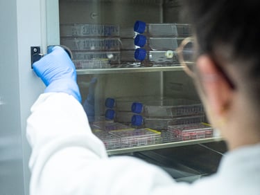 Cells and tissues being used to create better drugs and cosmetics. CTIBIOTECH. Biobank.