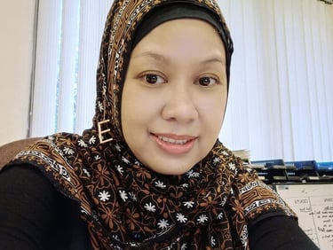 A Woman in Brown Hijab