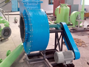 CENTRIFUGAL BLOWER, V0BELT TYPE, MOC-FRP