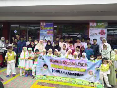 Belanja Bersama Anak Yatim, Kegiatan Sosial Sekolah KB-TKIT Az-Zahra