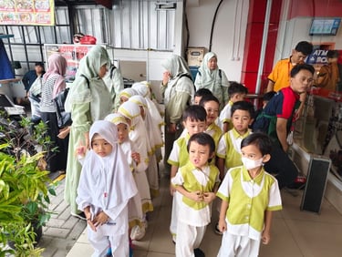Belanja Bersama Anak Yatim, Kegiatan Sosial Sekolah KB-TKIT Az-Zahra