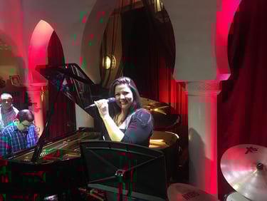 Tatyana Trifonova and Nor Eddine Bahha in Rick's Cafe Casablanca