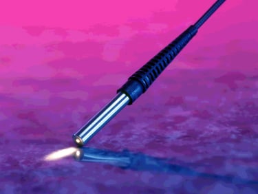 Reflectance probe for color analysis and spectroscopy of solids and surfaces