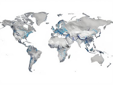 Global industrial network connecting specialized manufacturers across North America,, Europe & Asia