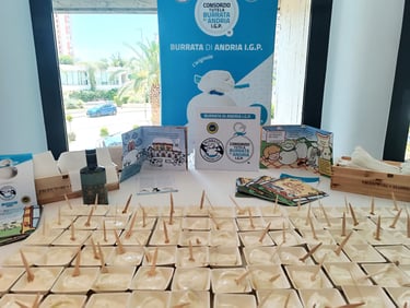 Degustazione di Burrata di Andria IGP durante la Convention AIS 2026