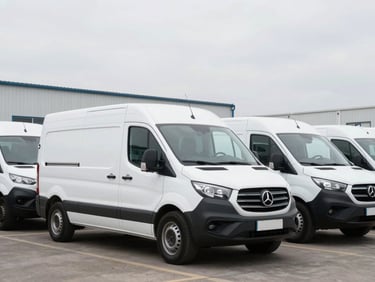 Vans ready to go to assist