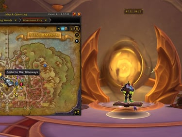 Portal to the timeways Silvermoon, location, wow, midnight, wowprimer, midnight mythic season1