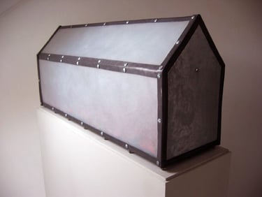 Remembrance sculpture by Paul Ford Manx artist from the Isle of Man 