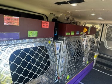 Big cages for extra comfort