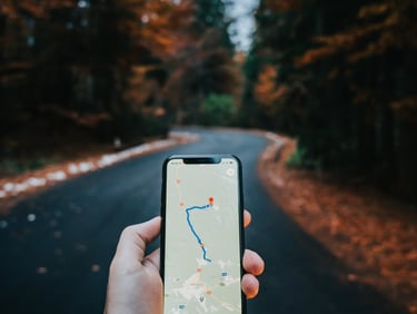 Mobile map application