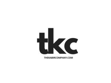The Kabir Company logo featuring lowercase black tkc lettering above the website URL.