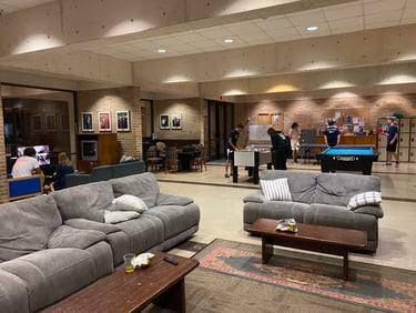 Lovett Lower Commons game tables