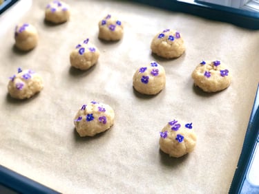 Biscuit aux fleurs de merisier