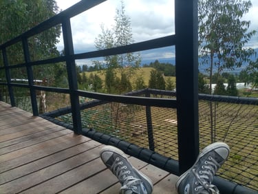 Malla Catamaran Instalada