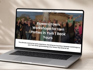 showing a information based website built by Rank With Rach