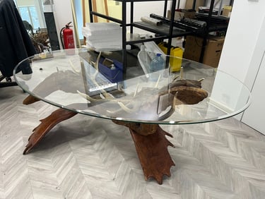 Stiklinis stalvirsis pagal uzsakyma