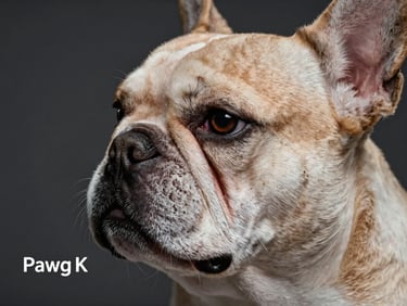 Macro close-up of a healthy French Bulldog's breathing profile, clean clinical lighting with sharp contrast, stylized as a high-quality educational video cover.