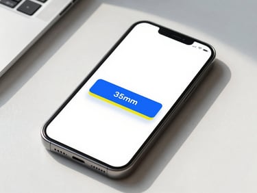 Clean smartphone screen showing a digital sales platform notification banner, bright daylight, minimal tech aesthetic