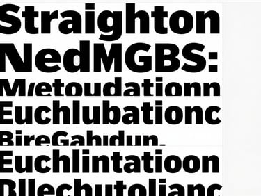 Straight-on orthographic screenshot of a highly legible typographic website, stark black text on a white canvas, strict grid lines.