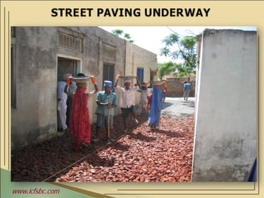 Street Paving Underway