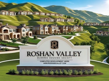 a sign that says roshann valley