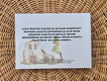 registru procese verbale colecte biserica