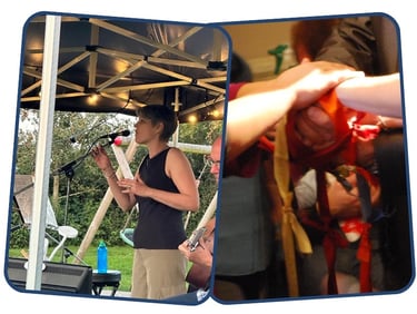 Lisa Singing and Hand-fasting
