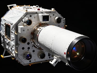 Close-up of Orion spacecraft life support systems and telemetry interfaces, bright white laboratory lighting, 70mm anamorphic lens