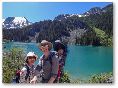 Joffre Lake second lake