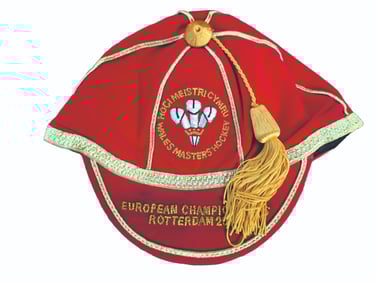 Wales Masters Honours cap with Silk Trims