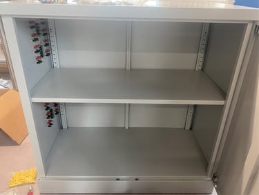 Cabinet used for cycling lithium-ion batteries