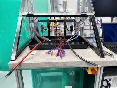 5kW alkaline electrolyser test station