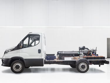 H2lix demonstrator hydrogen powered light commercial vehicle