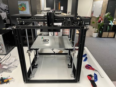 First prototypes of the Senturion acoustic battery scanner