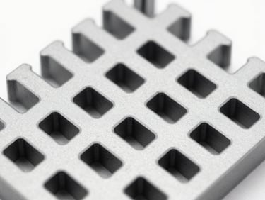 Close-up macro shot of interlocking modular joinery, crisp architectural photography, bright even studio lighting, cool industrial tones, sharp focus, 35mm lens