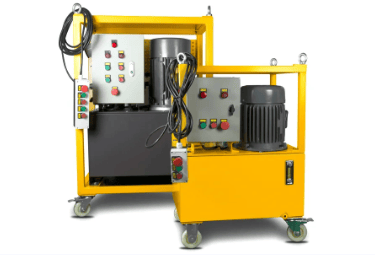 hydraulic and pneumatic pump for pipe cold cutting machine