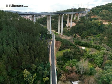 Zona cruzamento Vale de Açor Metrobus Mondego