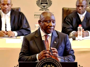 President of South Africa ,at SONA 2025