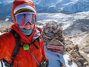 Lisa Foster wearing SMITH Squad MAG Goggles