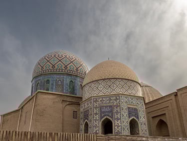 Mausolée Samarket Ouzbékistan Nécropole De Shohizinda