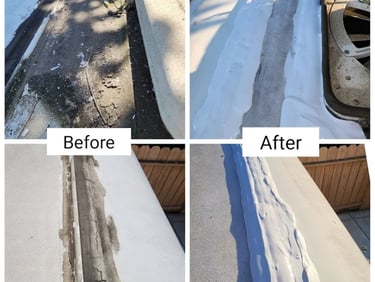 Roof repair service for RV