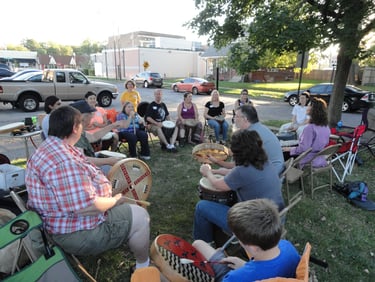 SpellboundCeremonies.com community drum circle