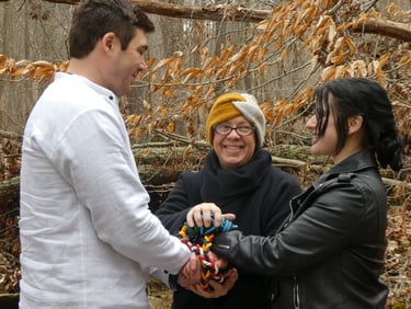 Spellbound Ceremonies winter state park private handfasting