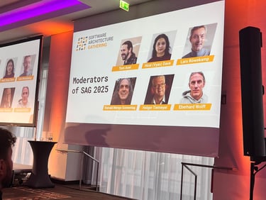 Moderator @ iSAQB Software Architecture Gathering-International Conference, Berlin, Germany