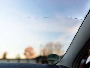 cracked windshield
