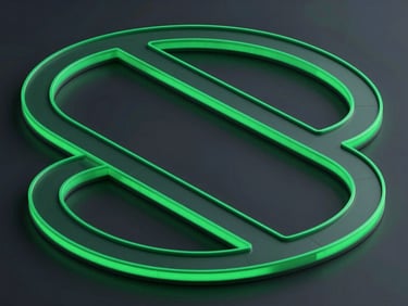 Sleek 3D render of looping neon pathways representing automated user flows, dark mode aesthetic, isometric