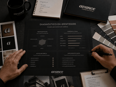 AAVNCE propaganda - Branding - Diagnóstico