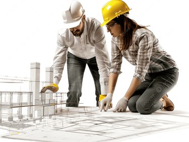Construction support drawings for architectural planning in San Fernando Valley