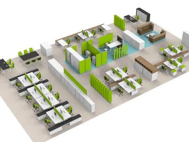 Space planning for floor plan design in San Fernando Valley